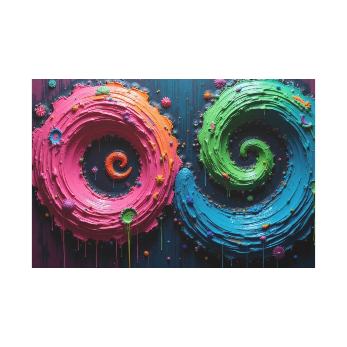 Vibrant Fusion of Colors