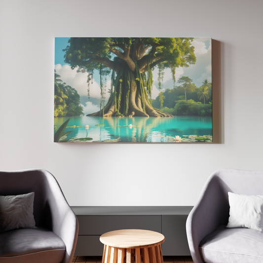 Serenity of the Enchanted Banyan