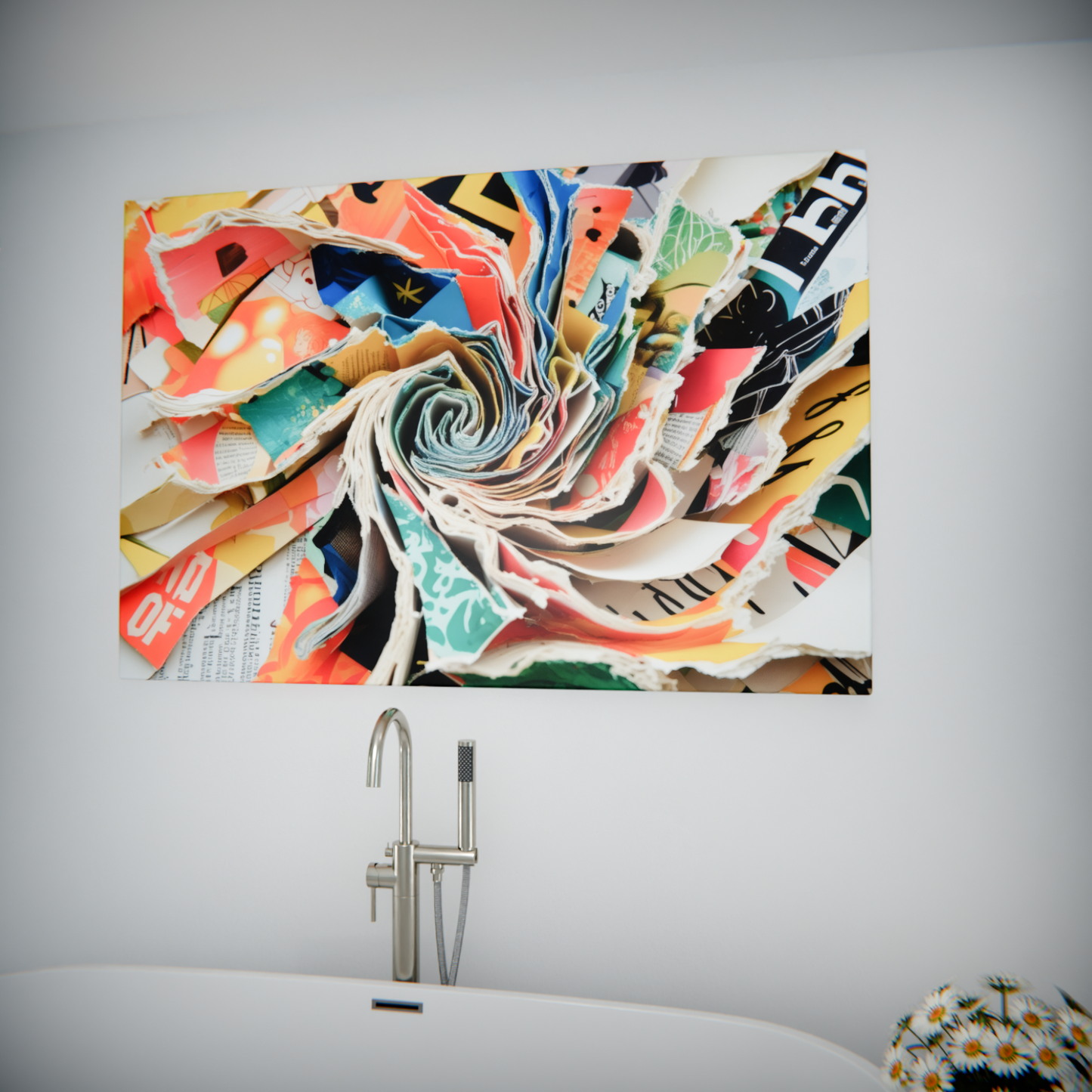 Vibrant Tornado of Colors