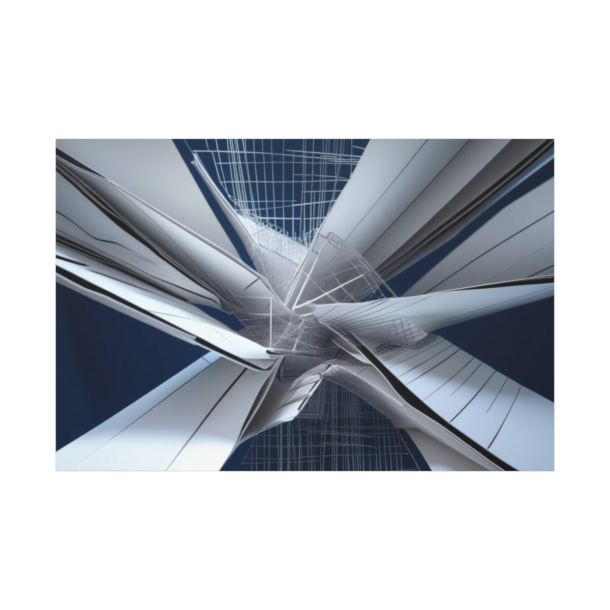 Futuristic Geometric Fusion