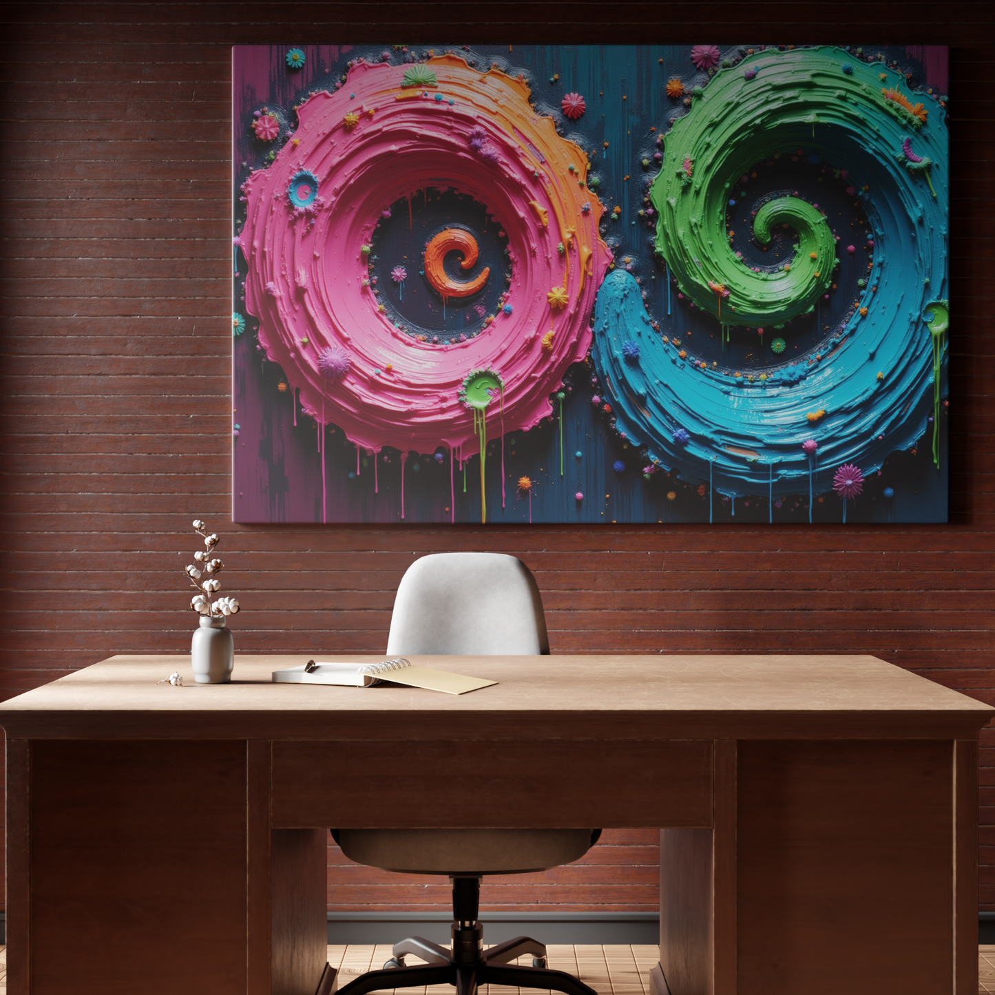 Vibrant Fusion of Colors