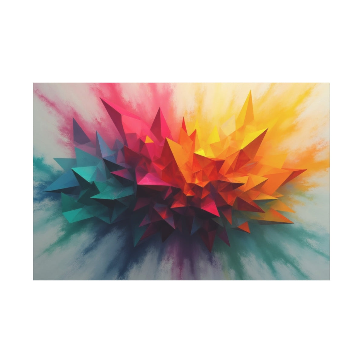 Colorful Geometric Burst