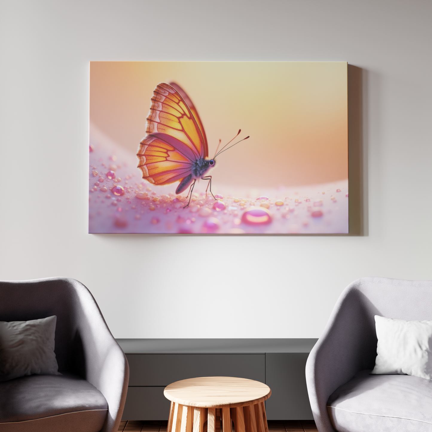 Golden Hour Butterfly Dream