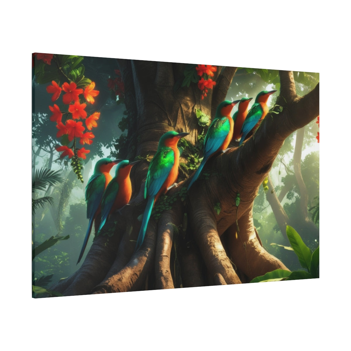 Vibrant Gathering in the Canopy