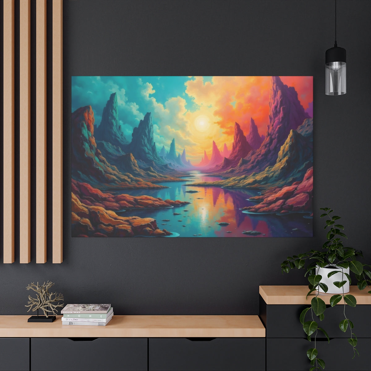 Fantastical Peaks at Dusk
