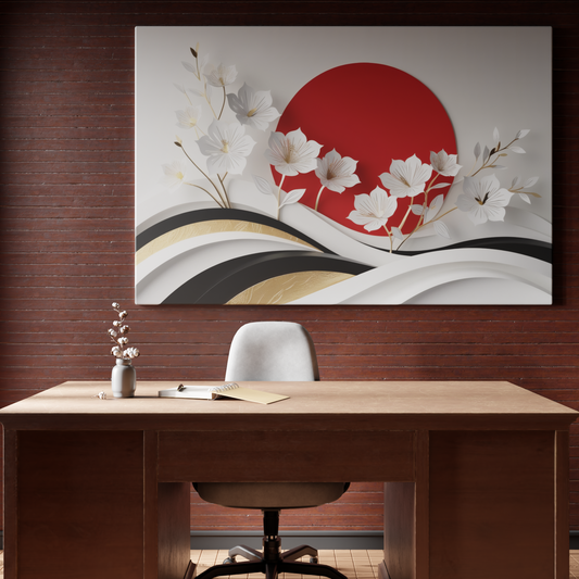 Serenity in Bloom: Radiant Harmony