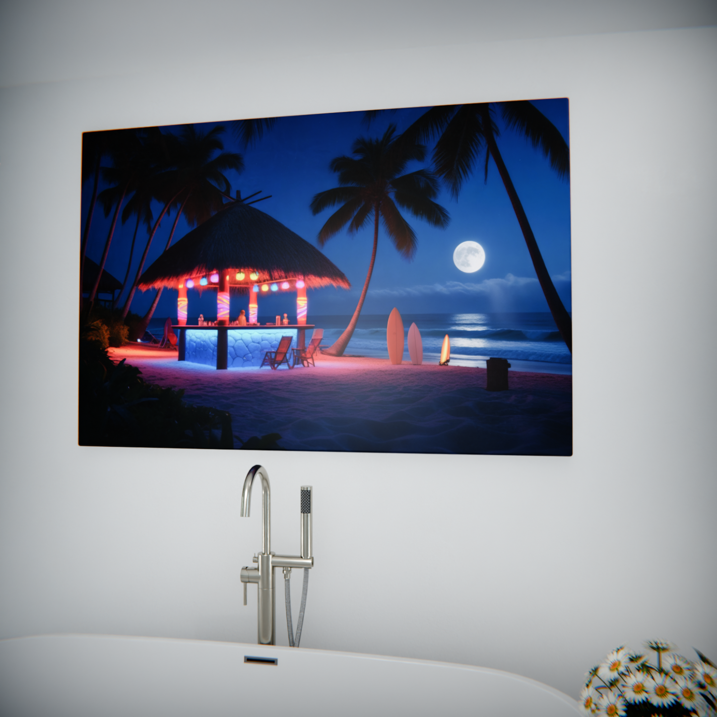 Moonlit Beach Oasis