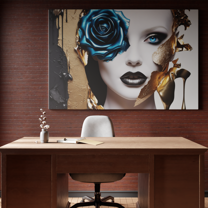 Elegance in Metallic Blooms