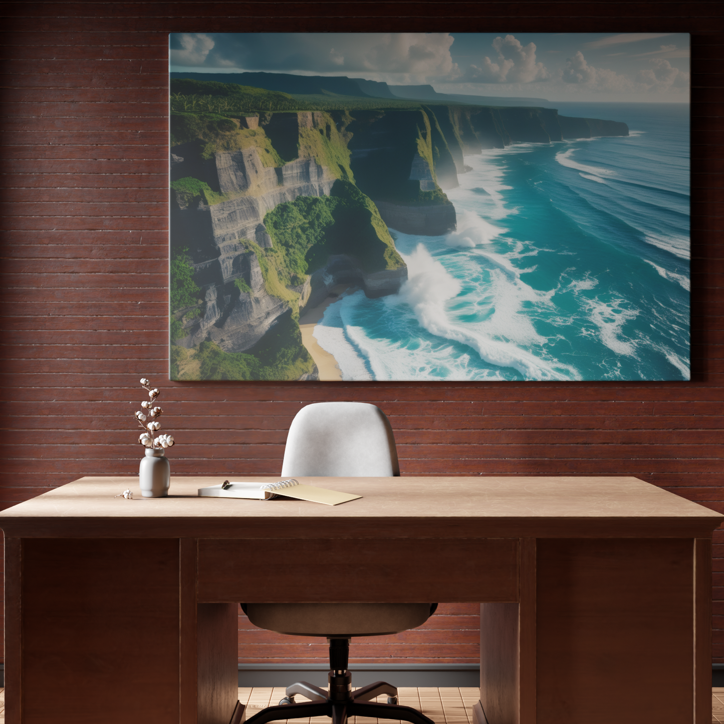Majestic Cliffs and Ocean Symphony