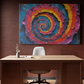 Vibrant Spiral Whirl