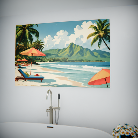 Tropical Escape Under Parasol