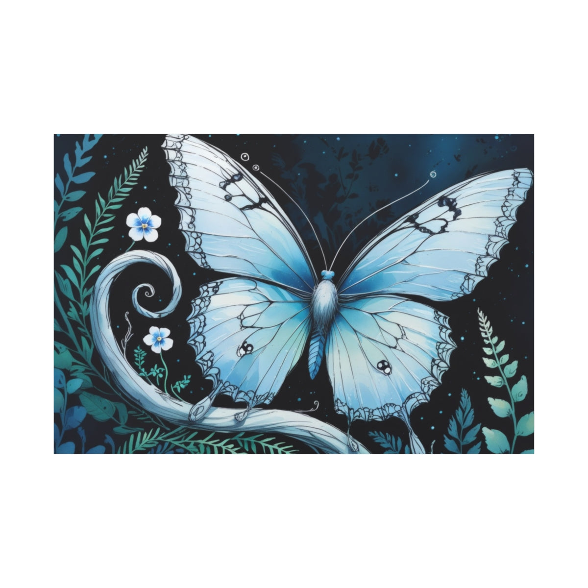 Mystical Blue Butterfly