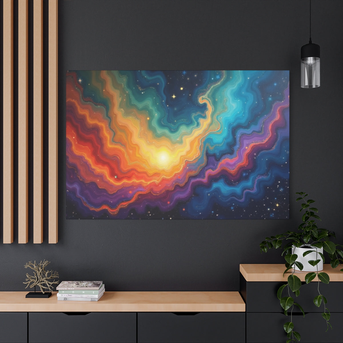 Cosmic Swirl of Colors