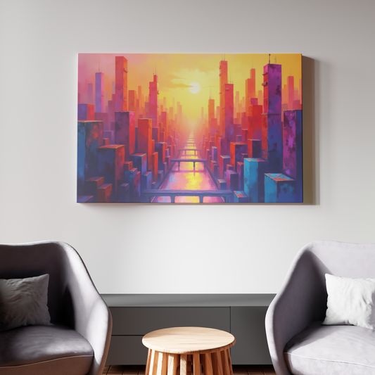 Sunset Over Metropolis