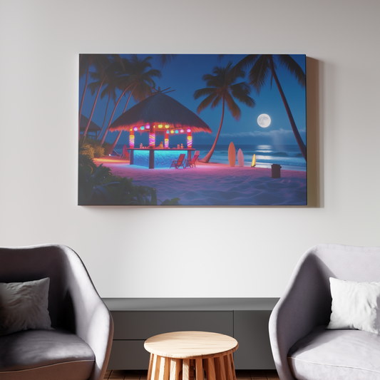Moonlit Beach Oasis