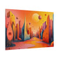 Surreal Spectrum Cityscape