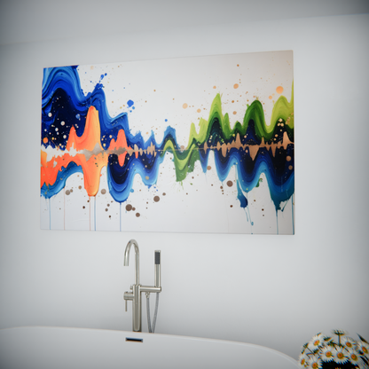 Vibrant Symphony of Waves