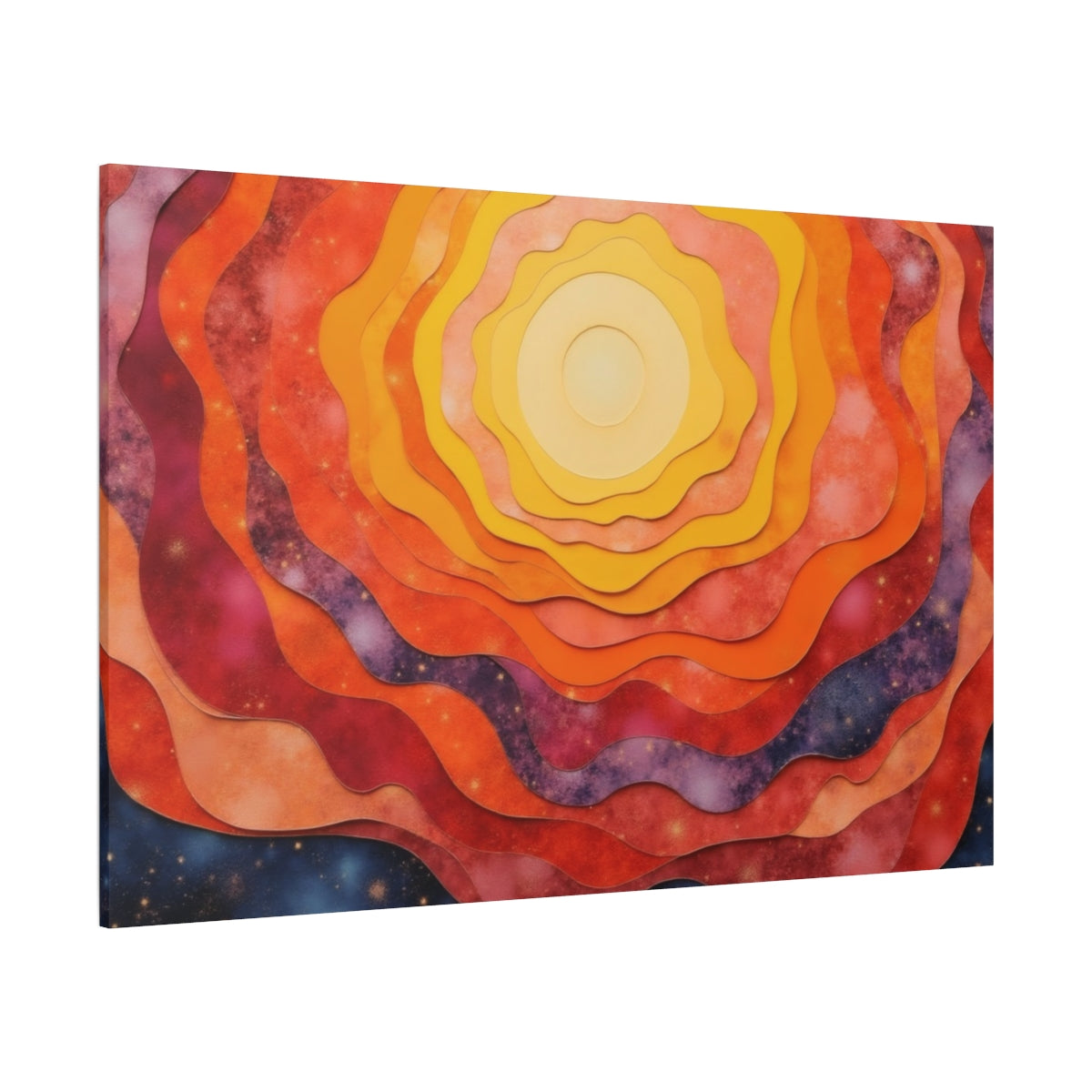 Eclipse of Color: Layered Sunset Hues