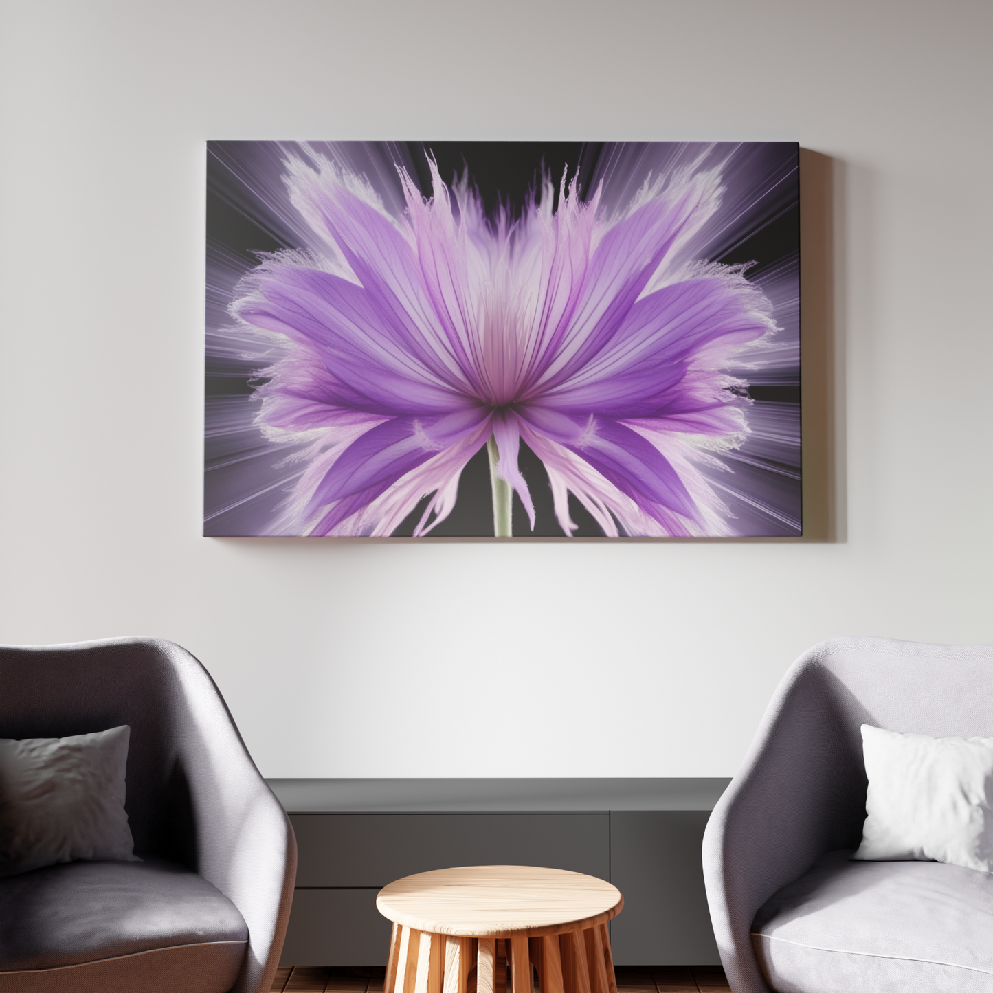 Radiant Blossom Exploding