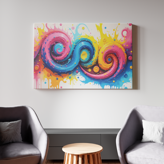 Colorful Cosmic Dance