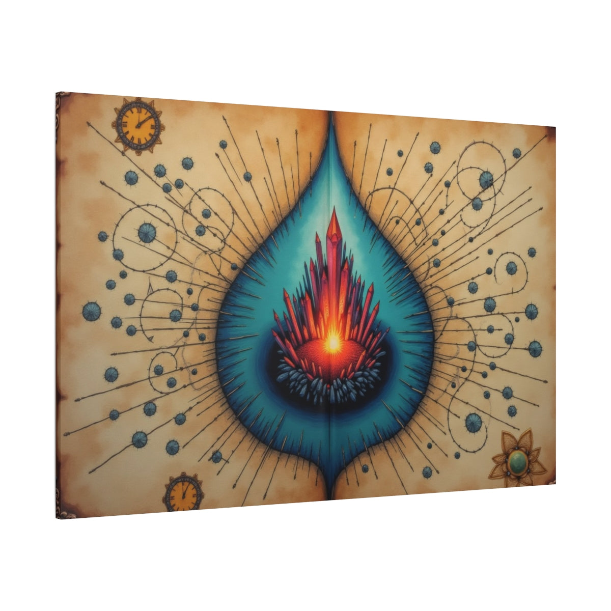 Crimson Heart of the Cosmos