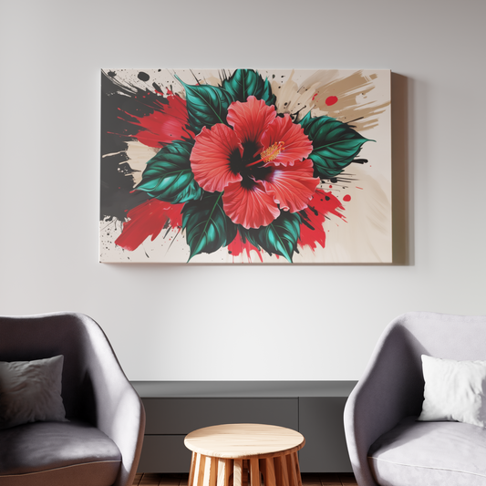 Eruption of Hibiscus