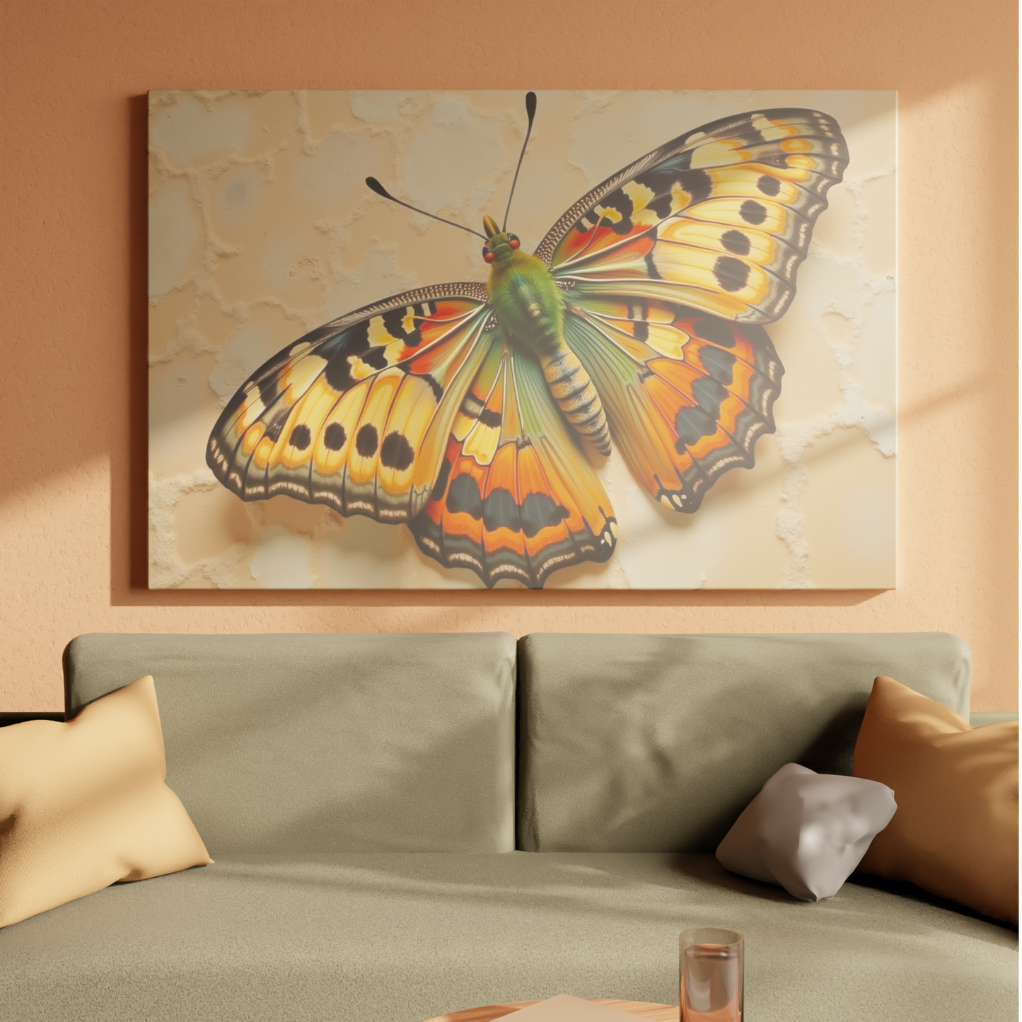 Vibrancy of the Painted Butterfly