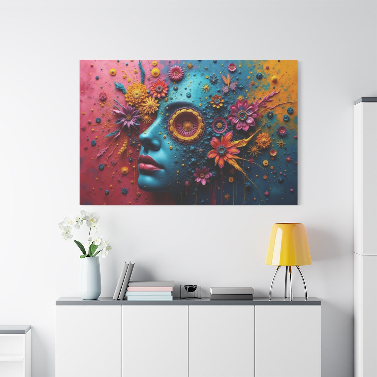 Floral Fantasy: A Fusion of Color and Imagination