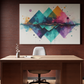 Vibrant Geometric Reflections