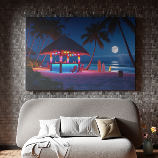 Moonlit Beach Oasis