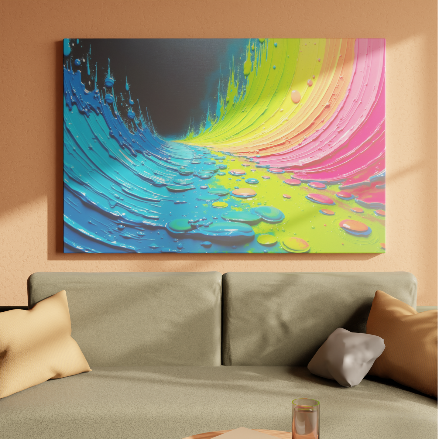 Vortex of Vibrant Waves