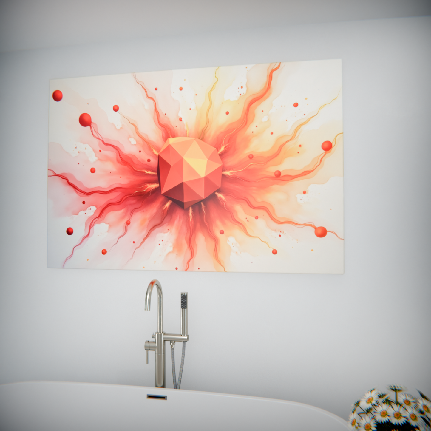 Explosion of Geometric Flame