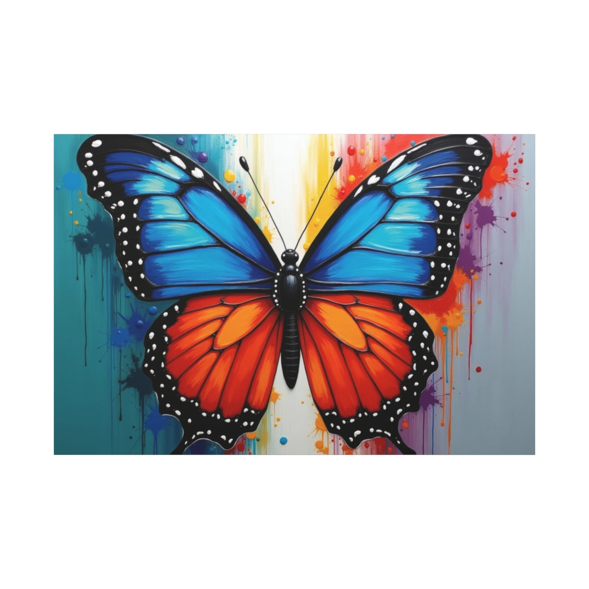 Vibrant Monarch: A Dance of Colors