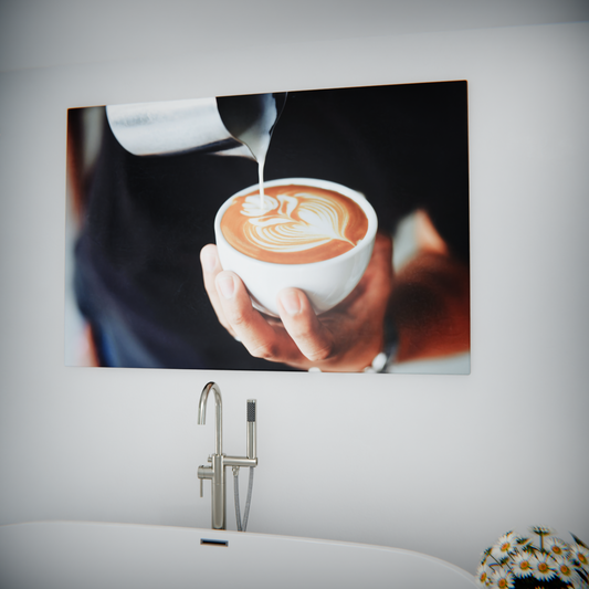 Artistic Latte Creation