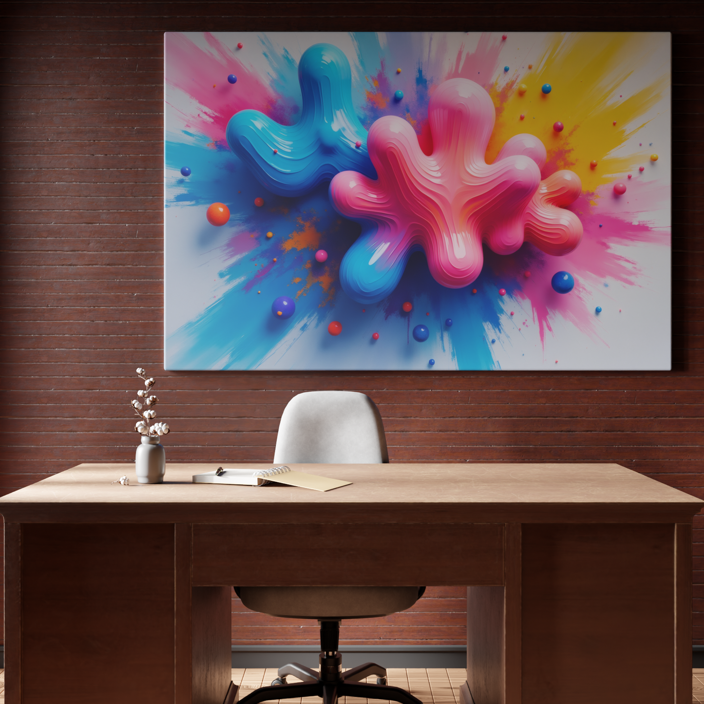 Burst of Colorful Energy