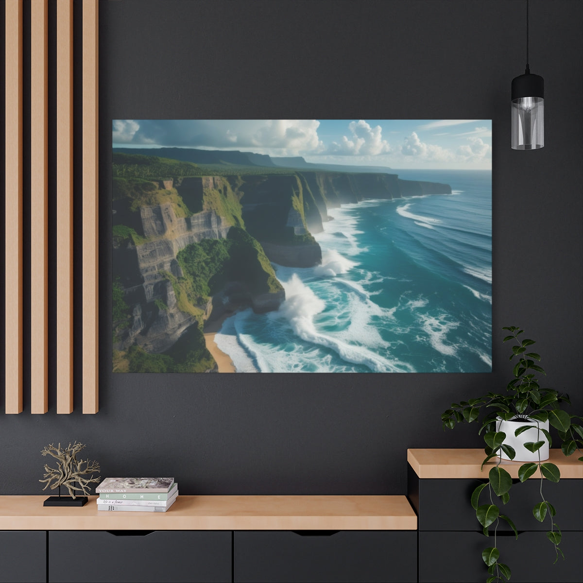 Majestic Cliffs and Ocean Symphony