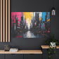 Neon Cityscape Reflections