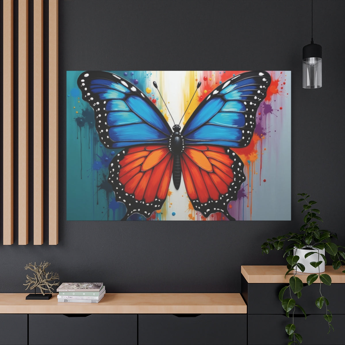 Vibrant Monarch: A Dance of Colors