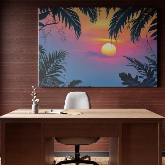 Tropical Sunset Serenity