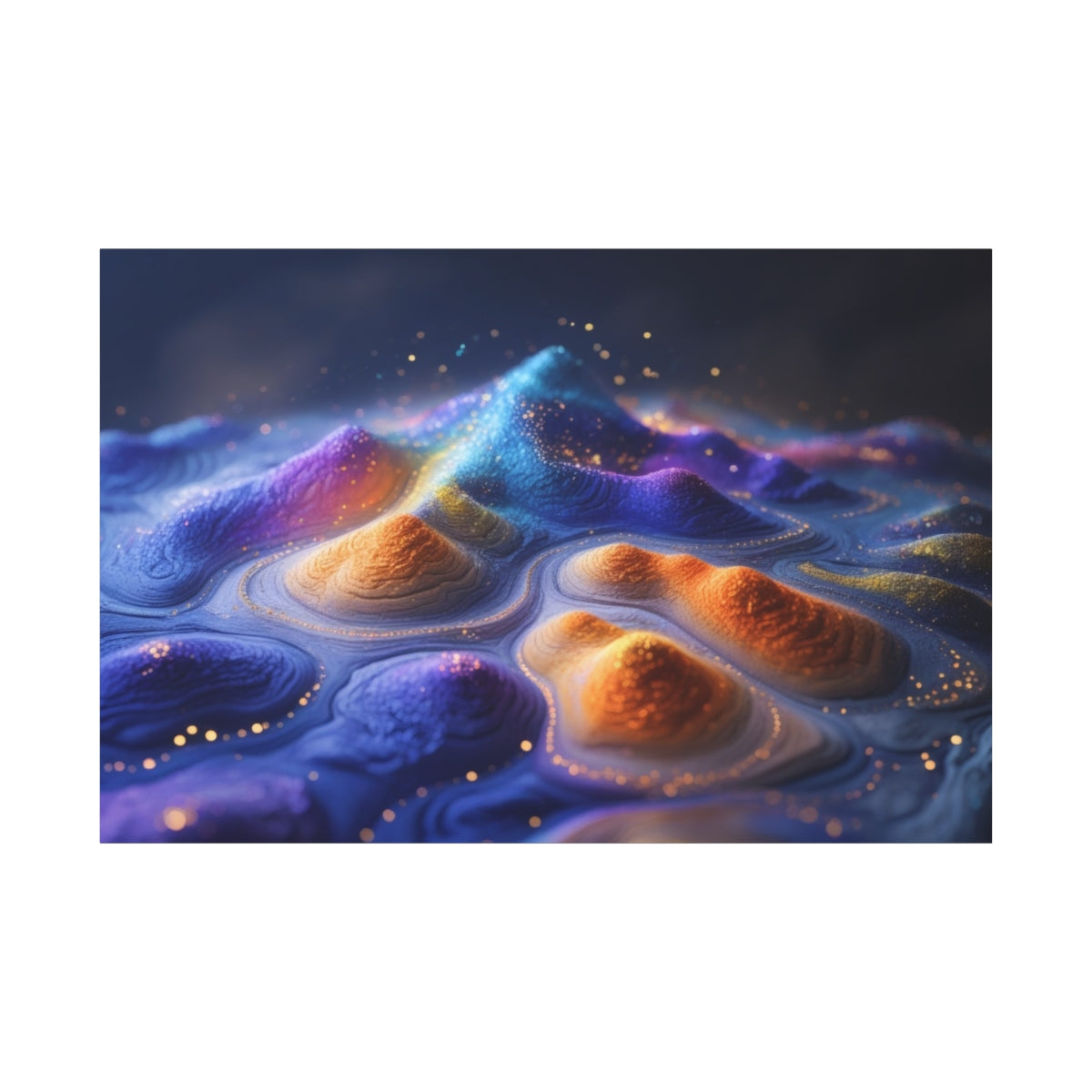 Galactic Terrains: A Cosmic Canvas