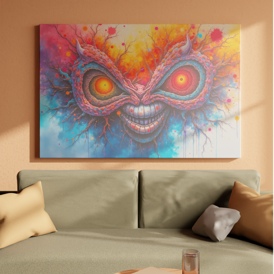 Vibrant Chaos of Colors