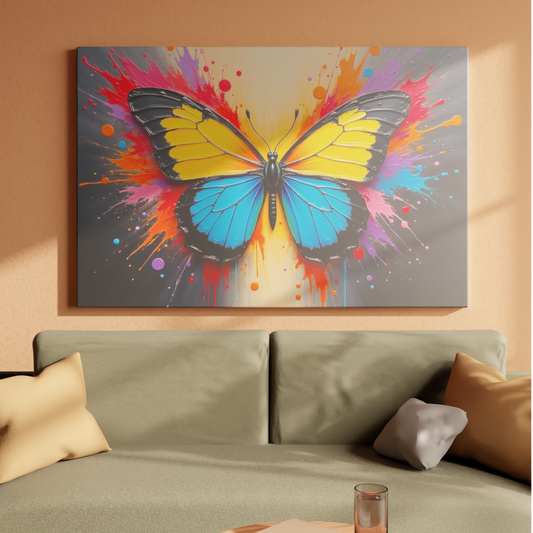 Vibrant Butterfly Explosion