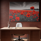 Poppies in Monochrome Dreamscape