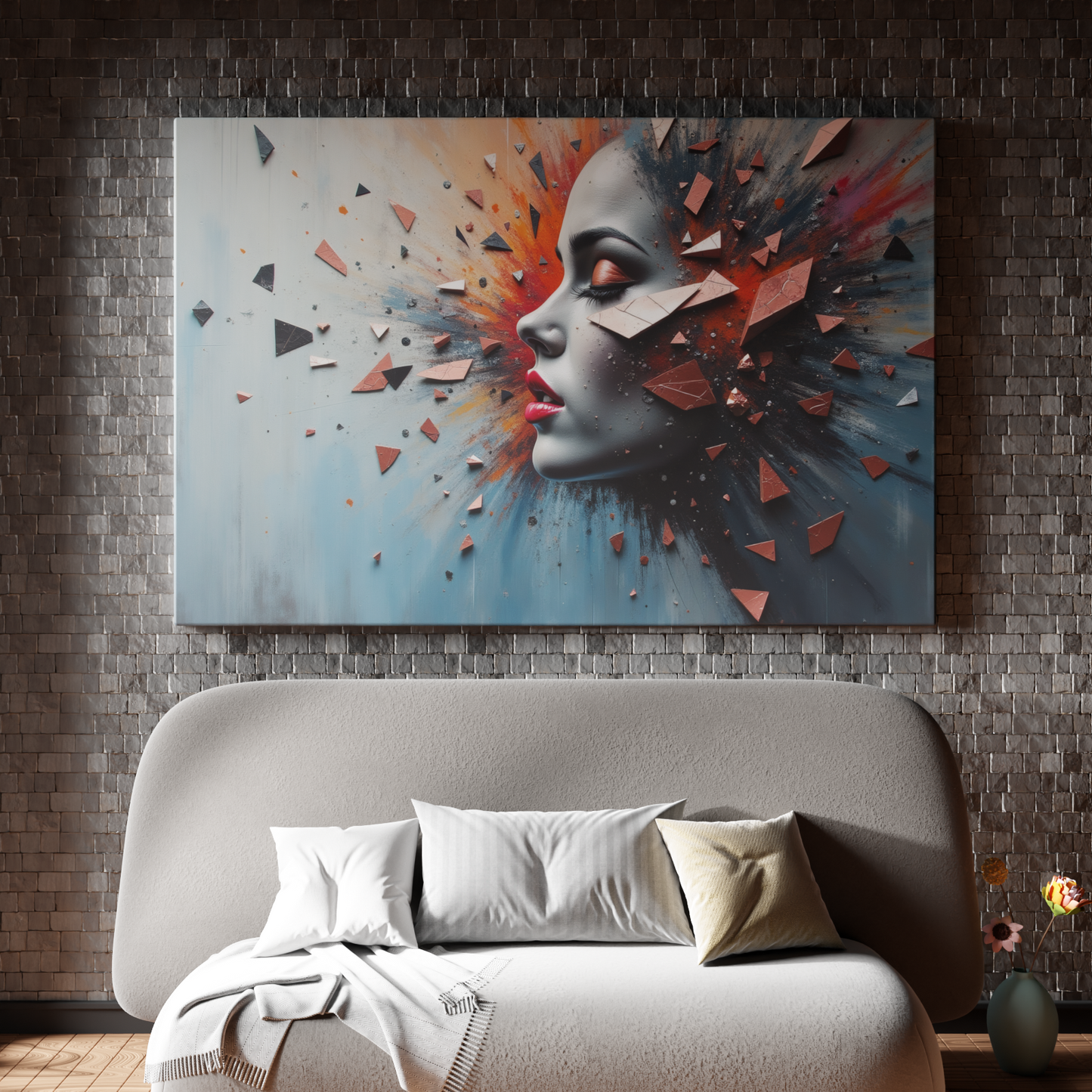 Fragmented Beauty: Shattered Expressions