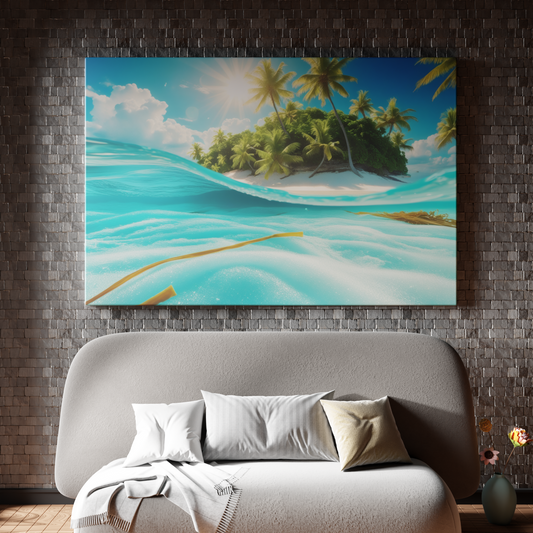 Island Serenity: Above and Below