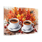 Autumn Aroma: Coffee & Crimson Leaves