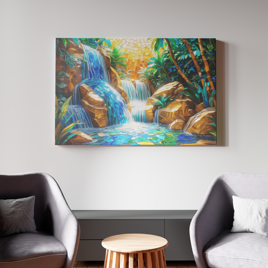Luminous Jungle Cascade