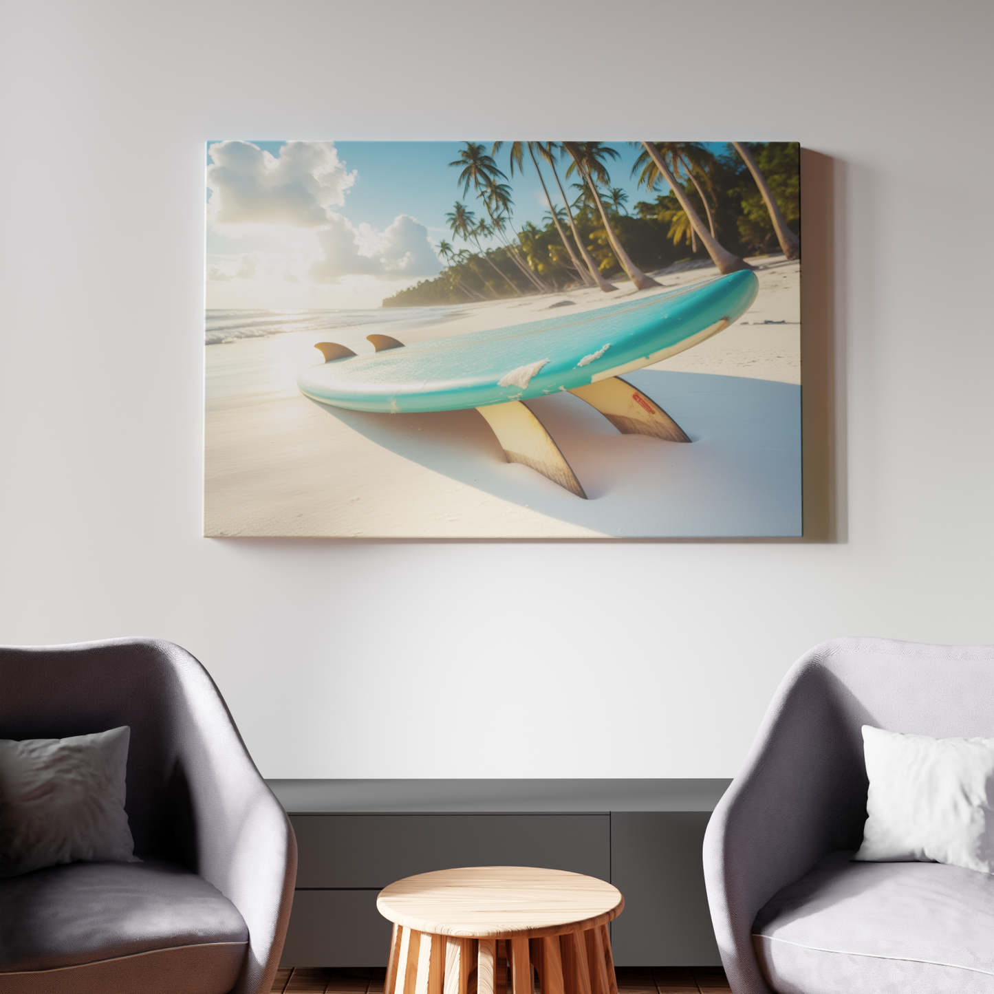 Surfboard Serenity at Dawn