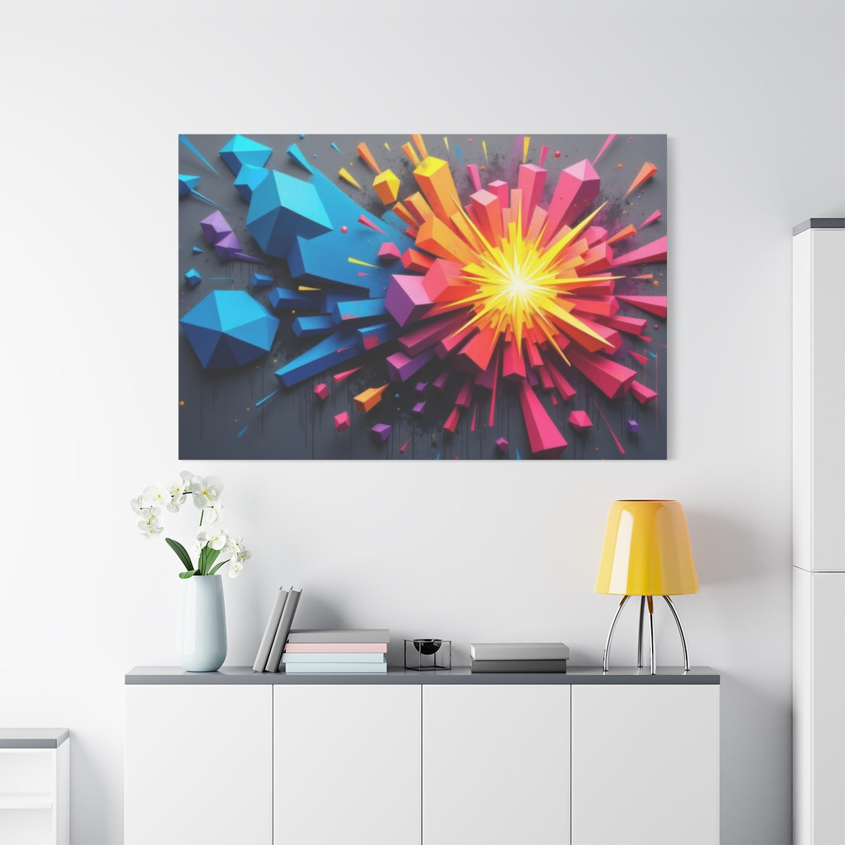Colorful Geometric Explosion