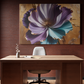 Floral Elegance: A Symphony in Gold and Lavender